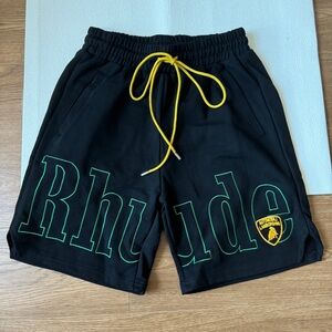 Rhude x Lamborghini Military Twill Emboiered Logo Shorts Black